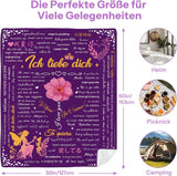 Regali per la mamma, regalo di anniversario per coppie, donne importanti, mariti, sorelle e madri, sicurezza ideale per la festa della mamma, San Valentino e Natale 50"X60" Letti e coperte Yasrlvun