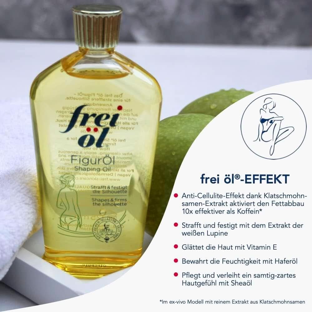 Frei Öl Olio corpo con effetto anticellulite, 125 ml Doccia e bagno Naty Shop