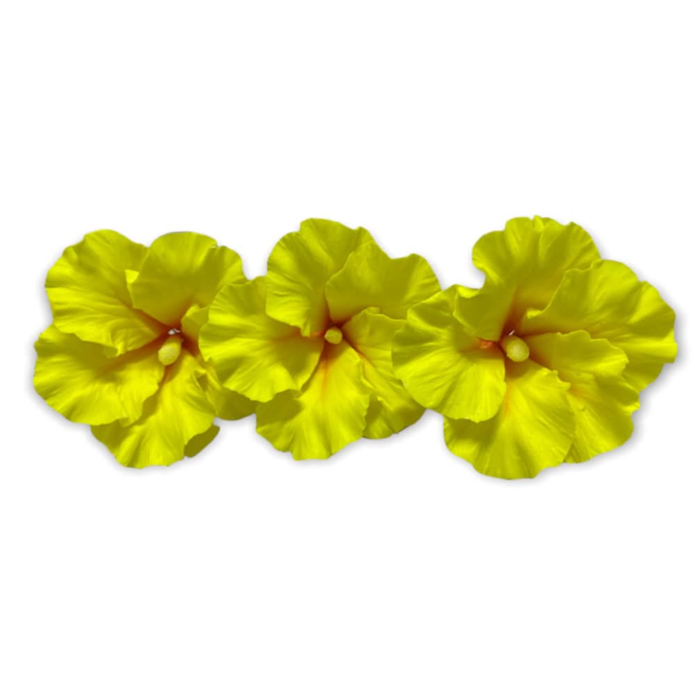 Decorazione in zucchero alimentare, Ibisco giallo, 1 pezzo Nati Shop
