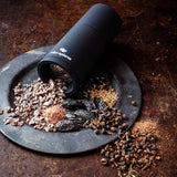 Macinaspezie Microplane Nero per Noce Moscata, Cannella, Fava Tonka, Pepe Lungo e Altre Spezie Secche Macina e Macinini Naty Shop