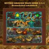 Kit di costruzione di piastrelle del mitico drago per adulti, giocattolo da costruzione 3D Divine Loong Art con luci a LED e fiori, kit di modelli in rilievo di draghi fai da te, regali creativi e decorazioni (1676 pezzi)