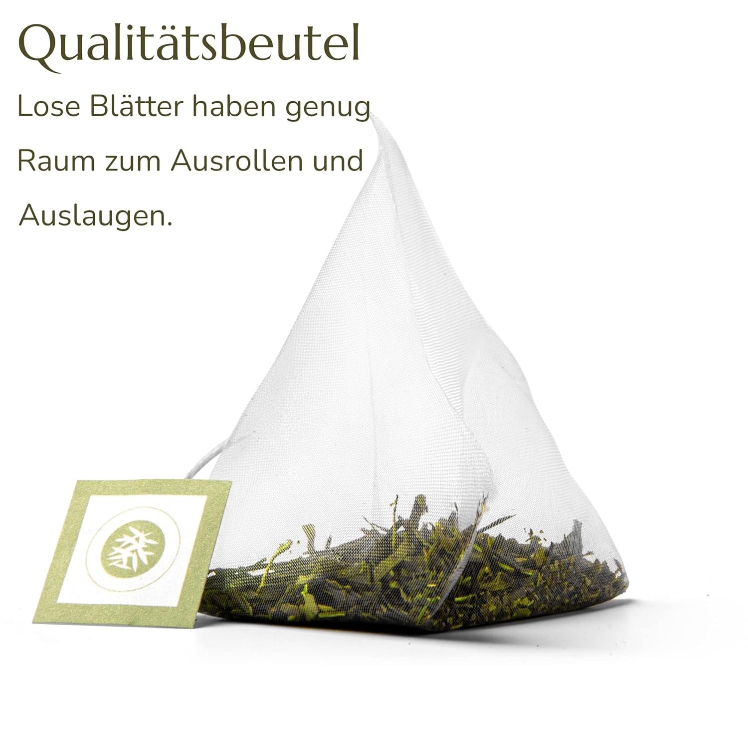 Anna'S Teapot Sencha bustine di tè verde biologico - Tè verde giapponese biologico 20 bustine piramidali in un sacchetto richiudibile