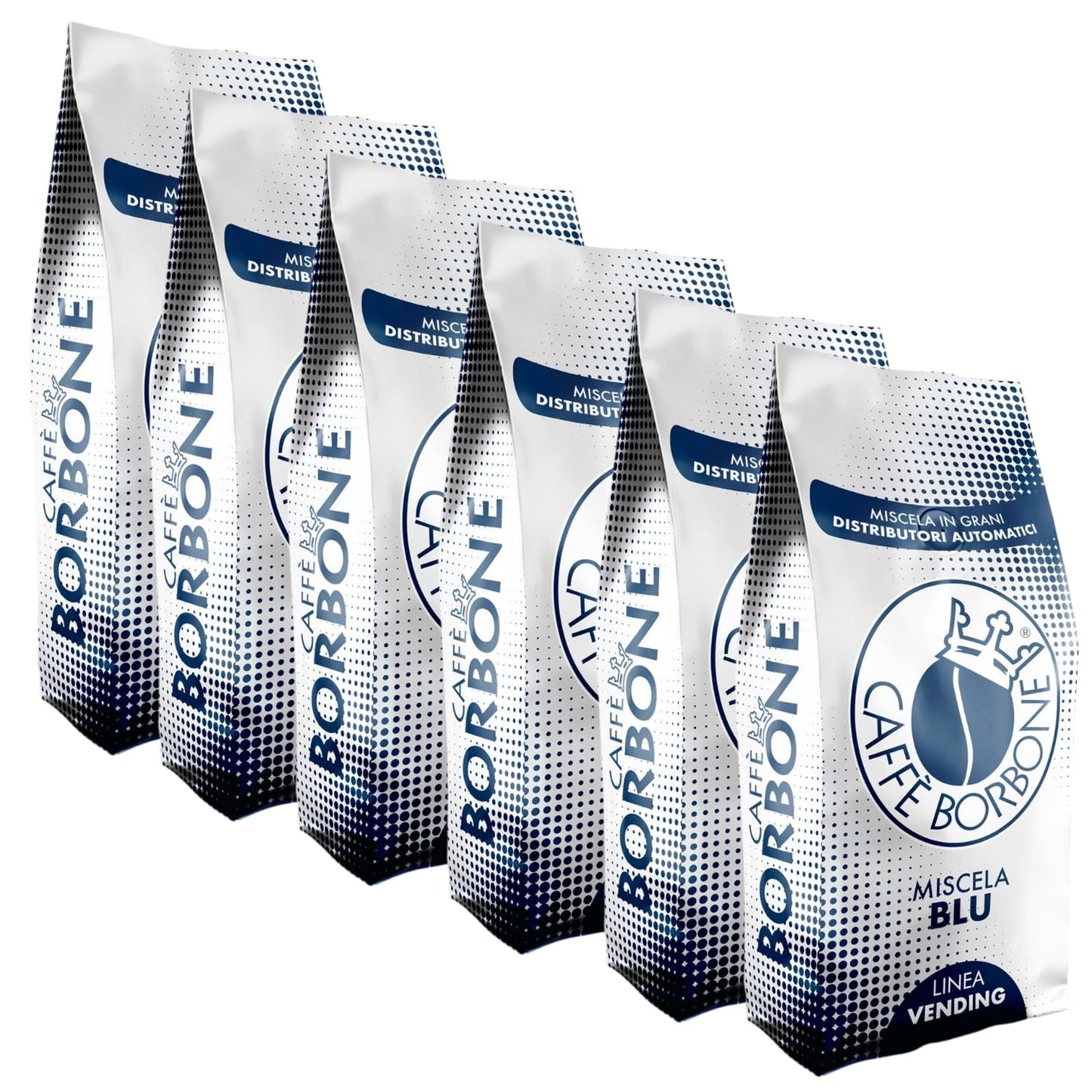 Caffè Borbone Miscela BLU in grani 1 kg x 6