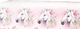 Set da 51 pezzi per feste, piatti di carta, tazze, tovaglioli, cavallo rosa, per bambini, ragazze, ragazzi, compleanno, decorazione da tavola con cavallo