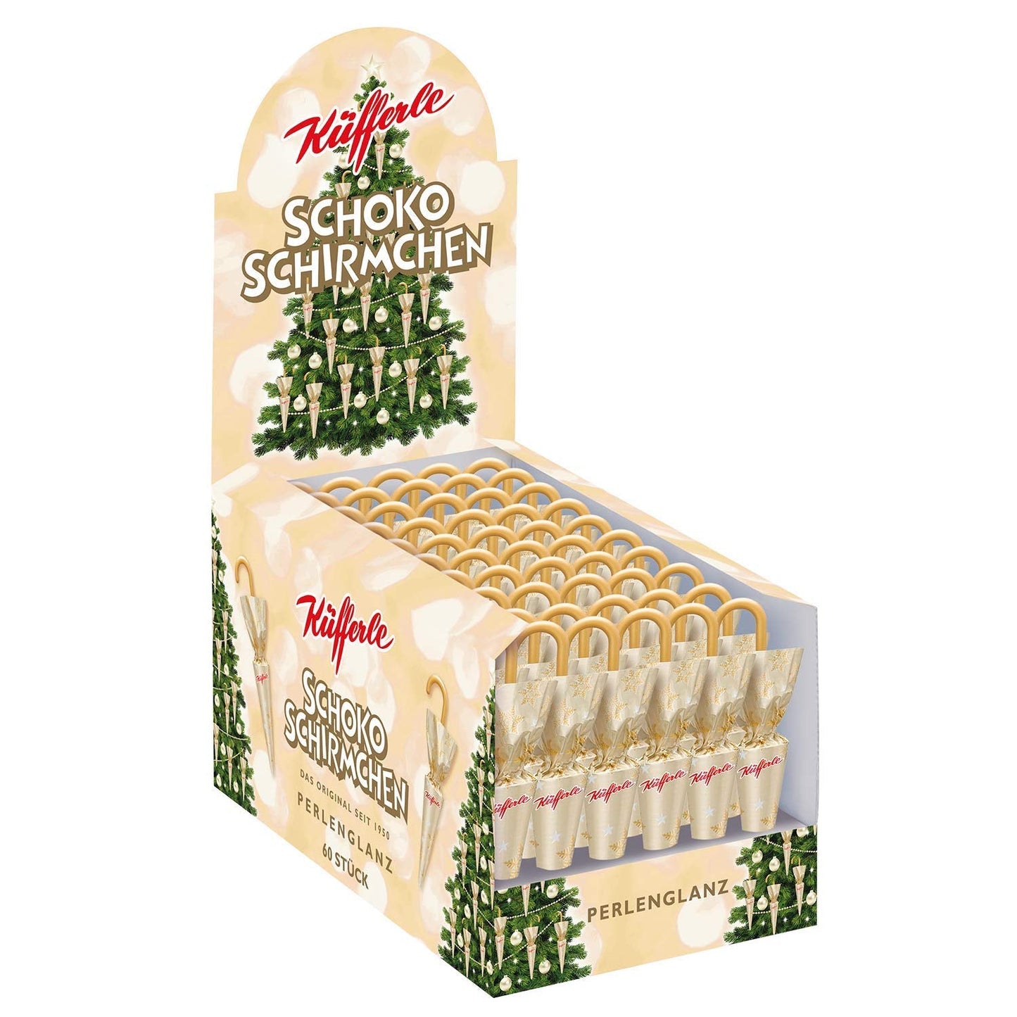 Ombretti di cioccolato Küfferle Polar Silver 810g (60 pezzi)
