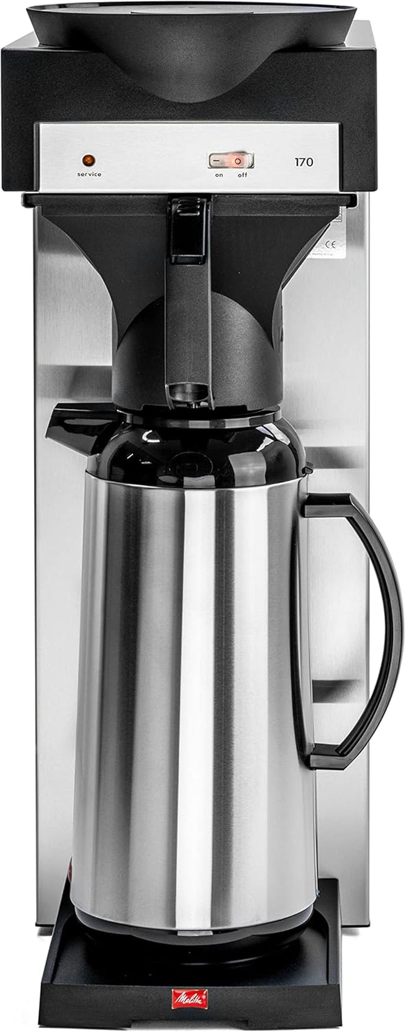 Macchina espresso professionale con filtro 170 MT, caraffa termica per conservazione
