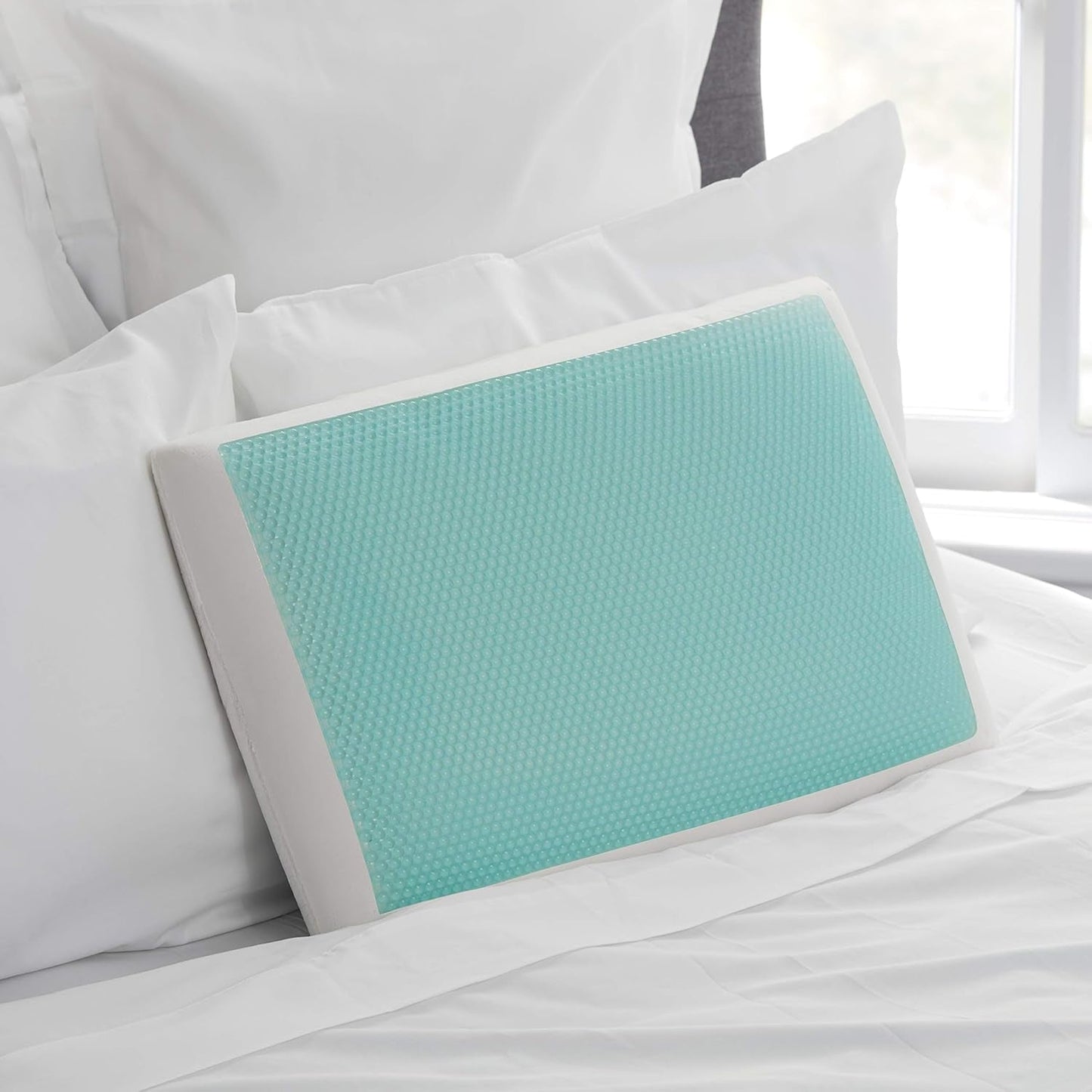 Sealy SE '19 Essentials SM Aqua Bubble Gel Sheet, 1 MC (US) Cuscino, Bianco, 61 X 40 X 14 cm Naty Shop Cuscini standard Titolo predefinito