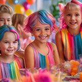 Set di 12 matite colorate per capelli (carrelli) vivaci - facili da usare - lavabili - tinture temporanee per capelli - anche per colori di capelli scuri - come regalo Halloween Carnevale Compleanno Natale Tinture per capelli Naty Shop