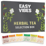- Confezione regalo | Box con selezione di tisane | 24 bustine - Filtro piramidale | 6 gusti | Idee regalo per lei e per lui