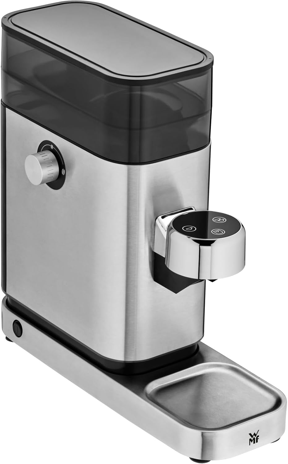 Macchina per caffè espresso WMF Lumero, portafiltro, 1400 watt, portafiltro, 3 inserti, per 1-2 tazzine di caffè espresso, incluse capsule, 15 bar, portabicchieri, montalatte, acciaio inossidabile opaco