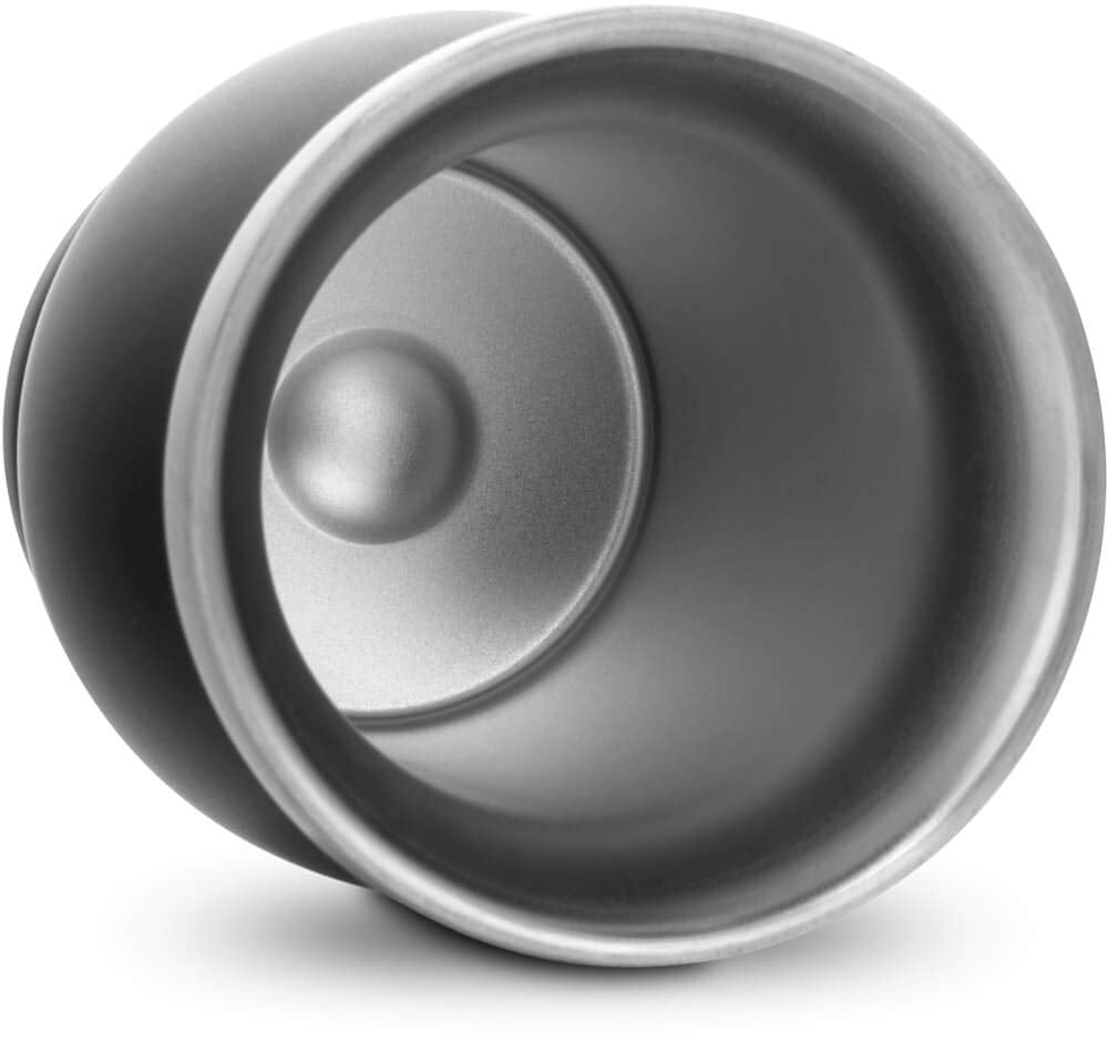 Set da tè Mate Bio ● 3 assortimenti di Mate + Tazza Mate in acciaio inossidabile a doppia parete + Bombilla + Istruzioni per la preparazione (Nero)