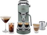 De'Longhi Dedica Style EC 685.B – Macchina per caffè espresso con portafiltro, macchina per caffè espresso con montalatte professionale, larga solo 15 cm, per caffè macinato o capsule ESE, serbatoio acqua 1 l, nera