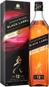 Palline di cioccolato LINDOR con nocciole, sacchetto da 1 kg + botte di Sherry Johnnie Walker da 0,7 litri