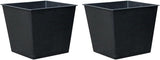 Pentola universale Dehner, plastica, nera, 30 x 26 x 26 cm