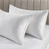 Cuscino Bedstory, Cuscino per Dormire, 2 Pezzi, Ipoallergenico, Cuscino Antipolvere, Piumino, Qualità Alternativa, Cuscino per Letto per Schiena, Pancia e Chi dorme sul fianco, Misura Standard, Lavabile, 42 X 70 Cm Naty Shop Standard Pillows Default Title