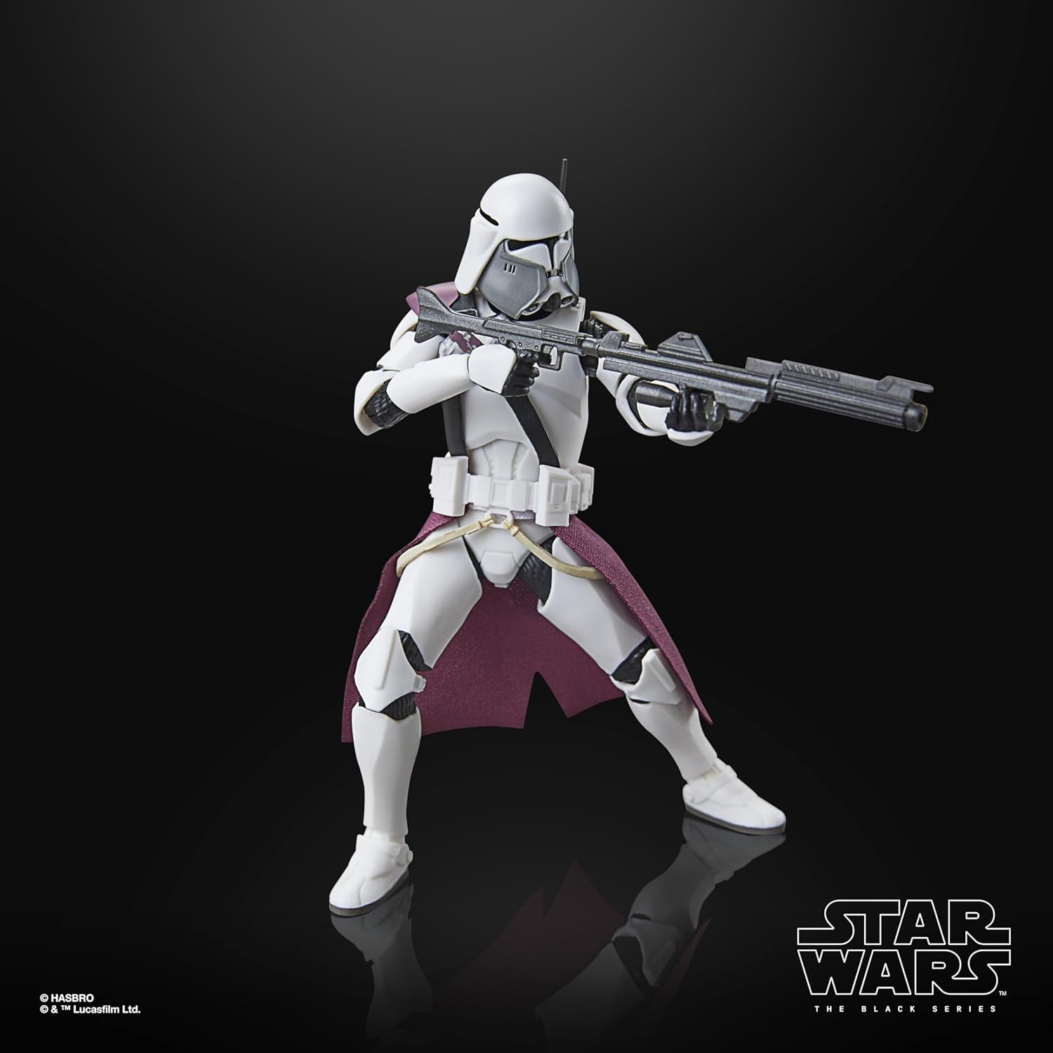 Star Wars Black Series Clone Commander Bacara, Star Wars: Ahsoka Premium Figure da collezione (15 cm) Action Figures Naty Shop