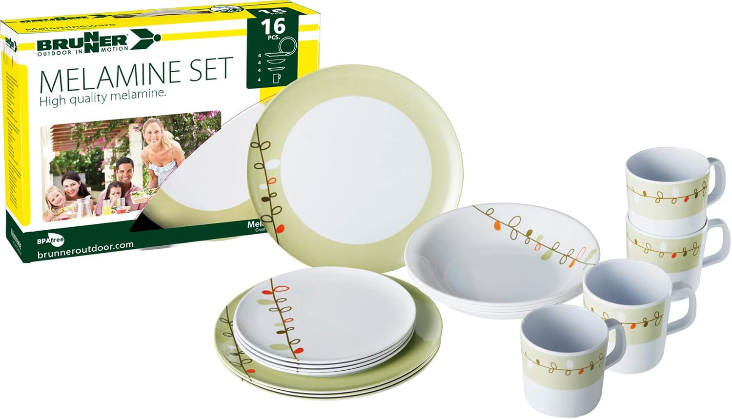 Set di stoviglie in melamina, design Esprit
