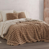 Trapunta invernale Ancho in finta pelle di agnello color crema 135 cm Trapunte e Trapunte Naty Shop Cammello Ancho 150 A 160 cm