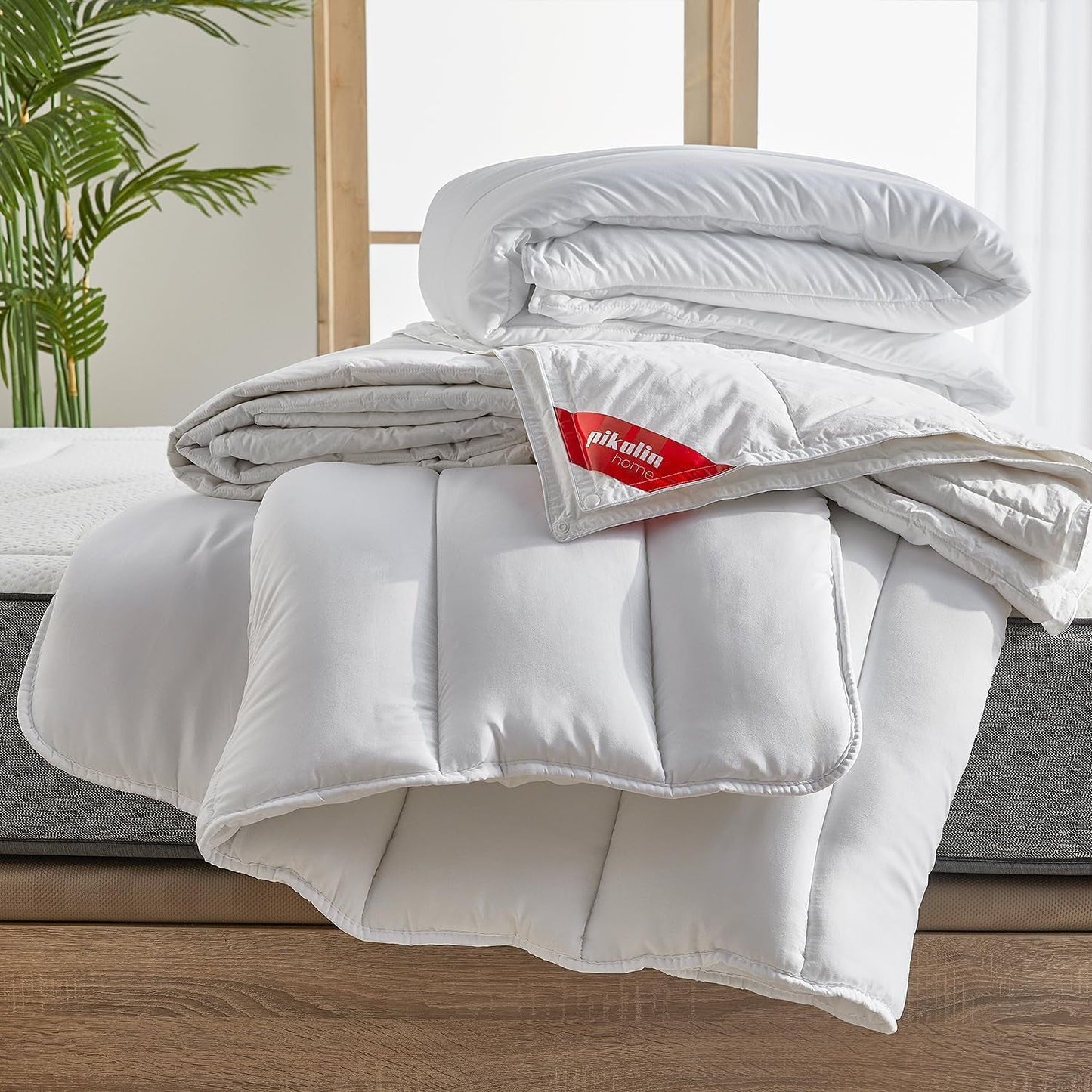 Pikolin Home - Lenzuolo personalizzabile in cotone 100%, traspirante, durevole e resistente Trapunte e trapunte Naty Shop