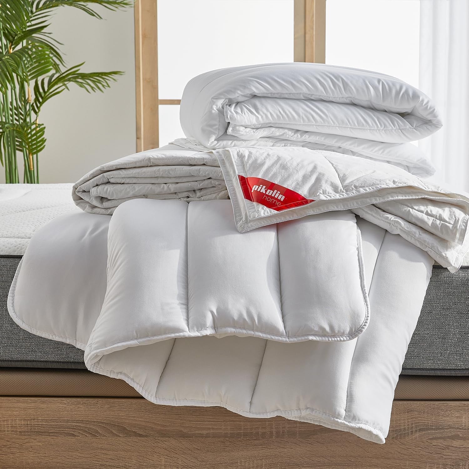 Pikolin Home - Lenzuolo personalizzabile in cotone 100%, traspirante, durevole e resistente Trapunte e trapunte Naty Shop