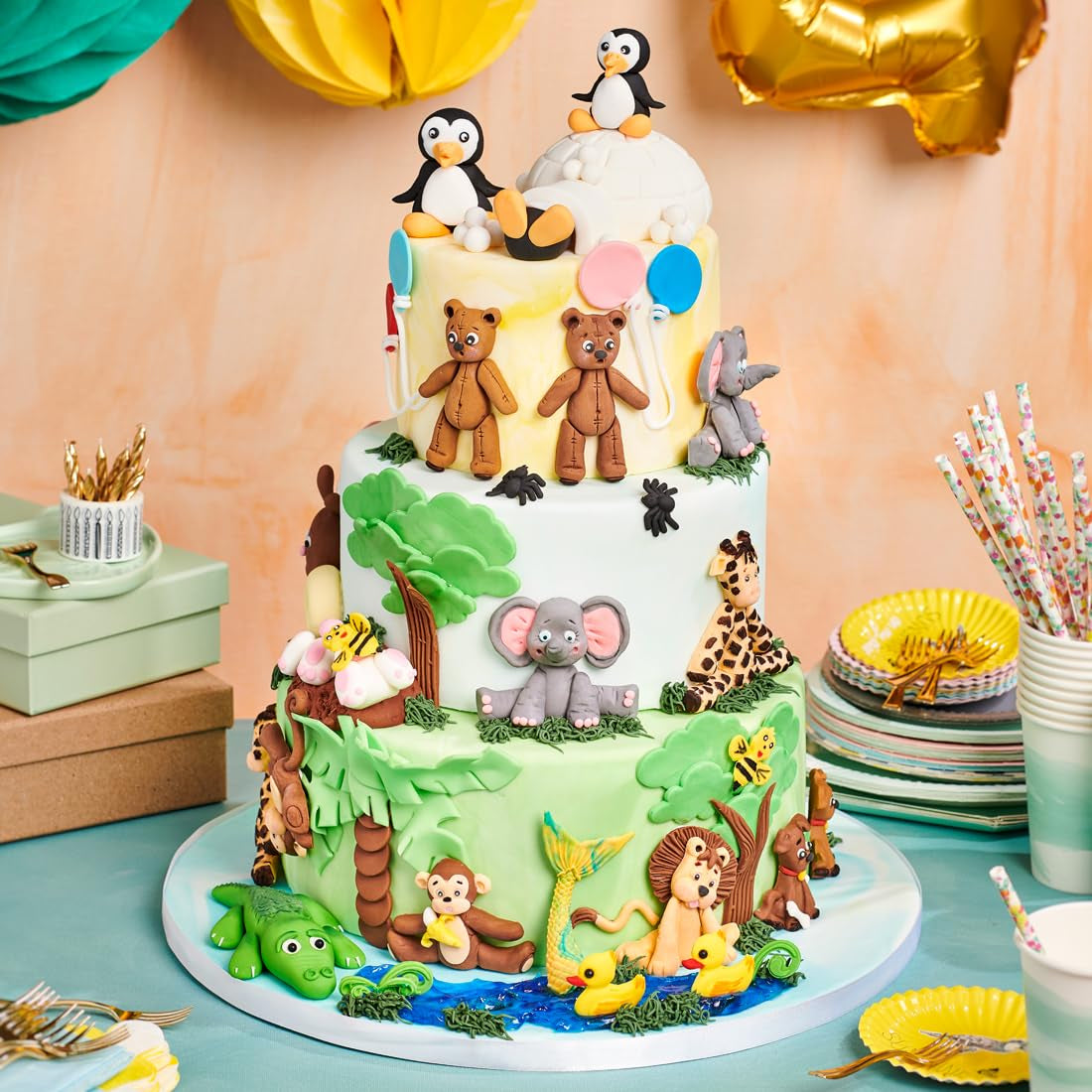 Funcakes in pasta di zucchero gialla, 250 g