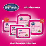 Cuscino Silentnight Ultrabounce, bianco, microfibra, bianco, confezione da 2 cuscini standard Naty Shop
