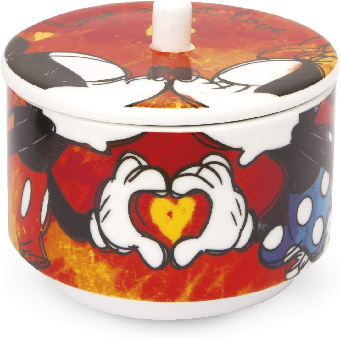 Egan, modello Mickey Sweet Love, porcellana, rosso PWM41/S