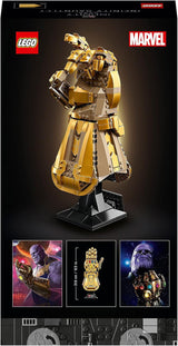 LEGO 76191 Marvel Super Heroes Guanto dell'Infinito Guanto dell'Avengers Thanos Set di modellismo per adulti Articolo per i fan Regalo per uomini Donne Lei Lui Set di costruzione Besuche den LEGO-Store