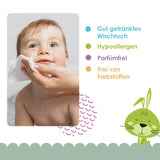 Salviettine umidificate Cleanic Baby Eco Pure Water – (1 x 50 pz.) Salviette umidificate per bambini e neonati – senza profumo, lavabili, pelle sensibile – 50 pz.