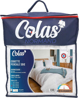 Trapunta in cotone percalle 240 x 220 cm 100% cotone percalle di alta qualità Morbida e confortevole Finitura pregiata durevole Prodotto in Francia Bianco Naty Shop Trapunte e Trapunte Bianco 2 Persone (Standard)