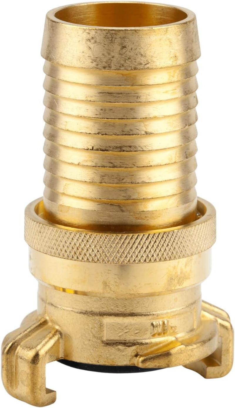 Nipplo filettato in ottone Gardena: connettore in ottone per il collegamento su entrambi i lati, ad es. alle pompe, filettatura tubo 26,5 mm (G 3/4 pollici) (7260-20)