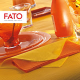 , Tovaglioli Carta Usa E Getta, Ideali per Pranzi Casual e Buffet, Confezione da 50 Tovaglioli, Misura 33X33, 4 Pieghe, 2 Veli, Giallo, Carta 100% Pura Cellulosa, Certificato Fsc