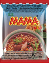 MAMA Noodles istantanei al gusto di pollo - Zuppa di noodle istantanei in stile orientale - Autentica cucina tailandese - 24 x 55g