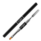 Mylee Magic Extender Gel Tool Mit Zwei Enden – 2 in 1 Pinsel & Spachtel per UV/ LED Nagelkunst, Nagelspitzen & For Extensions