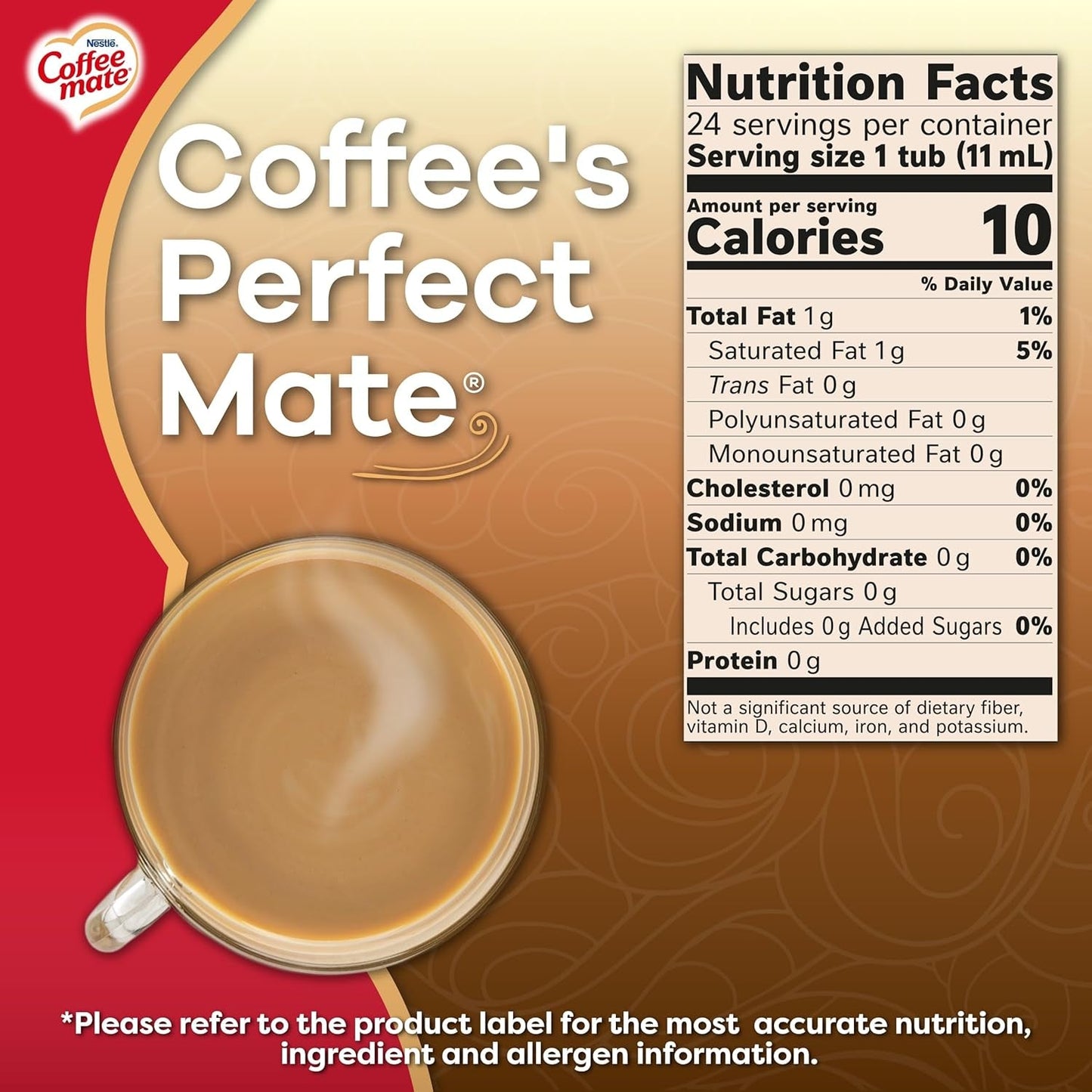 Nestlé Coffee-Mate Original Flüssige Kaffeesahne (24x11ml) Importato dagli Stati Uniti!