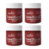 Colorazione semipermanente per capelli Directions scatola da 100 ml confezione da 4 (Pillarbox Red) Tintura per capelli Naty Shop Pillarbox Red 400 Ml (1 confezione)