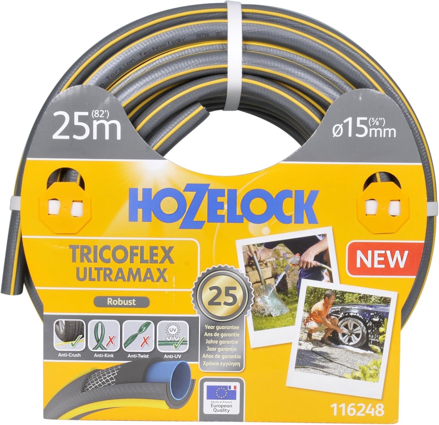 Tubo Hozelock Tricoflex Ultramax 25 m (diametro 12,5 mm)