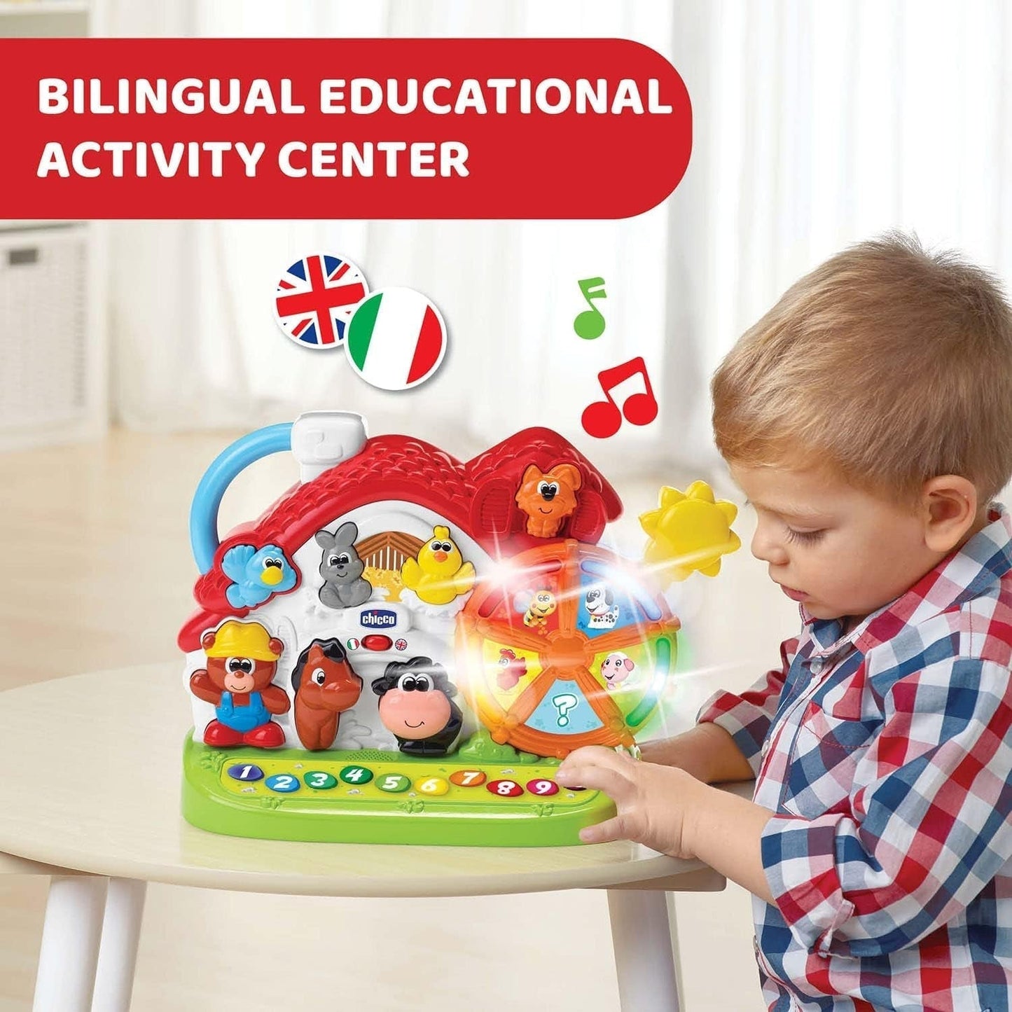 Chicco Ma New Farm, bilingue, impilabile Naty Shop Baby Toys