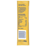 Barrette mela e banana (20 x 25g), dolcificate solo con frutta, perfetto spuntino fuori pasto, preparate con ingredienti rigorosamente controllati e selezionati.