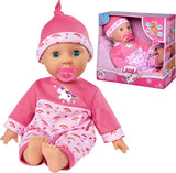 Simba 105140060 - Laura Tickle Baby Doll dal corpo morbido con materassino arcobaleno, emette 25 suoni da bambino, 38 cm, bambola da 2 anni in su