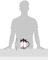 Caffettiera Bodum 1582-01 bistroNOUVEAU (sistema French Press, lavabile in lavastoviglie), 1,5 litri, nera