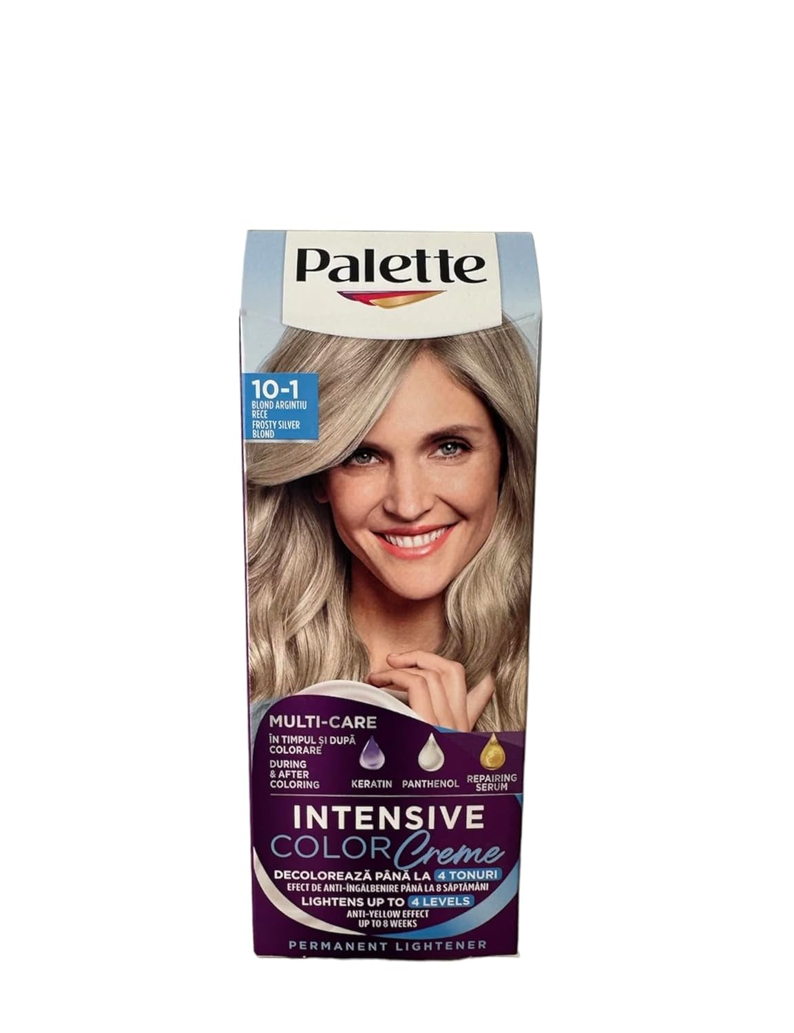 PALETTE Intensive Color Creme Hair Colorant farba do włosów kremie C10 Frosty Silver Blond Tintura per capelli Naty Shop Titolo predefinito