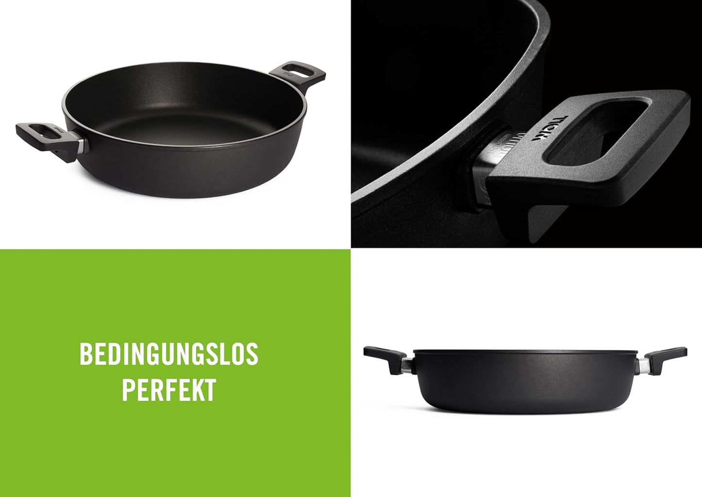 Woll Nowo Titanium Kasserole - Induktiv -, Ø 32 Cm, 8 Cm Hoch, 5.5 Liter, Mit 2 Seitengriffen - Geeignet Für Alle Herdarten Stampi e vassoi per la cottura Naty Shop