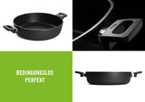Woll Nowo Titanium Kasserole - Induktiv -, Ø 32 Cm, 8 Cm Hoch, 5.5 Liter, Mit 2 Seitengriffen - Geeignet Für Alle Herdarten Stampi e vassoi per la cottura Naty Shop