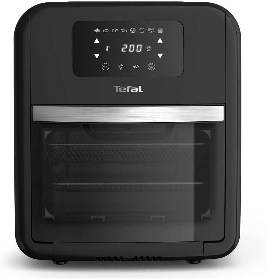 Tefal Easy Fry Oven & Grill Friggitrice ad aria calda 9 in 1, 11 L Per 6 porzioni, 7 accessori, 8 programmi, ricette online Elettrodomestici Naty Shop Default Title