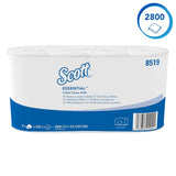 Carta igienica Scott® Essentialtm 8519 Carta igienica bianca in fibra riciclata certificata FSC a 2 veli 64 rotoli x 350 fogli (totale 22.400 fogli)