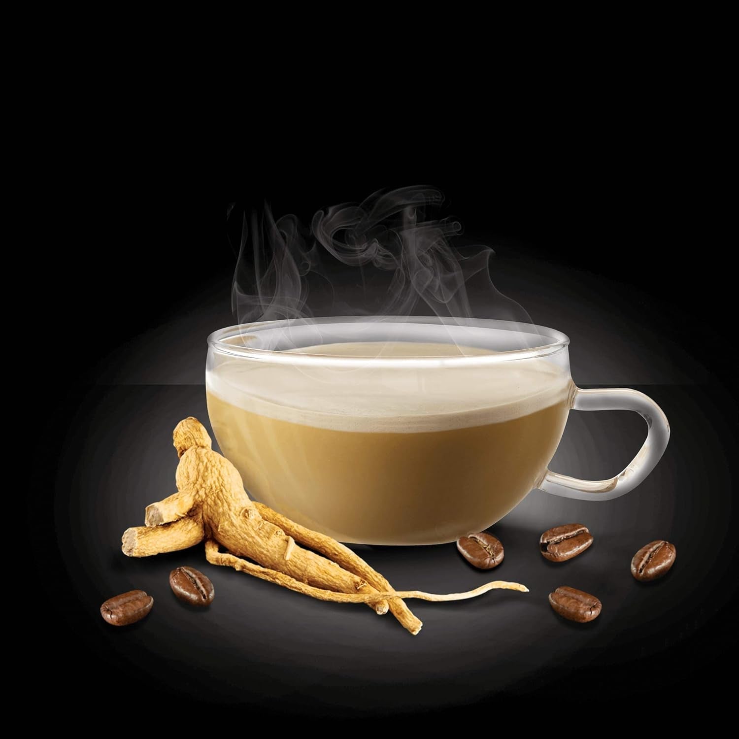 - 1 confezione con 500 Gr Ginseng con Brauner Canhrzucker-Löslichem Kaffeepulver zum Süßen, Ideal zum Adden zu Heißem Wasser, Glutenfrei, Laktosefrei und Gentechnikfrei