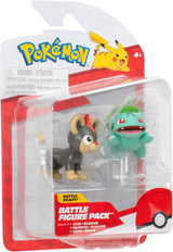 Pokémon PKW3583 - Battle Figure Pack - Leufeo & Bisasam, Figure ufficiali dettagliate, 5 cm cadauna Action figures Naty Shop
