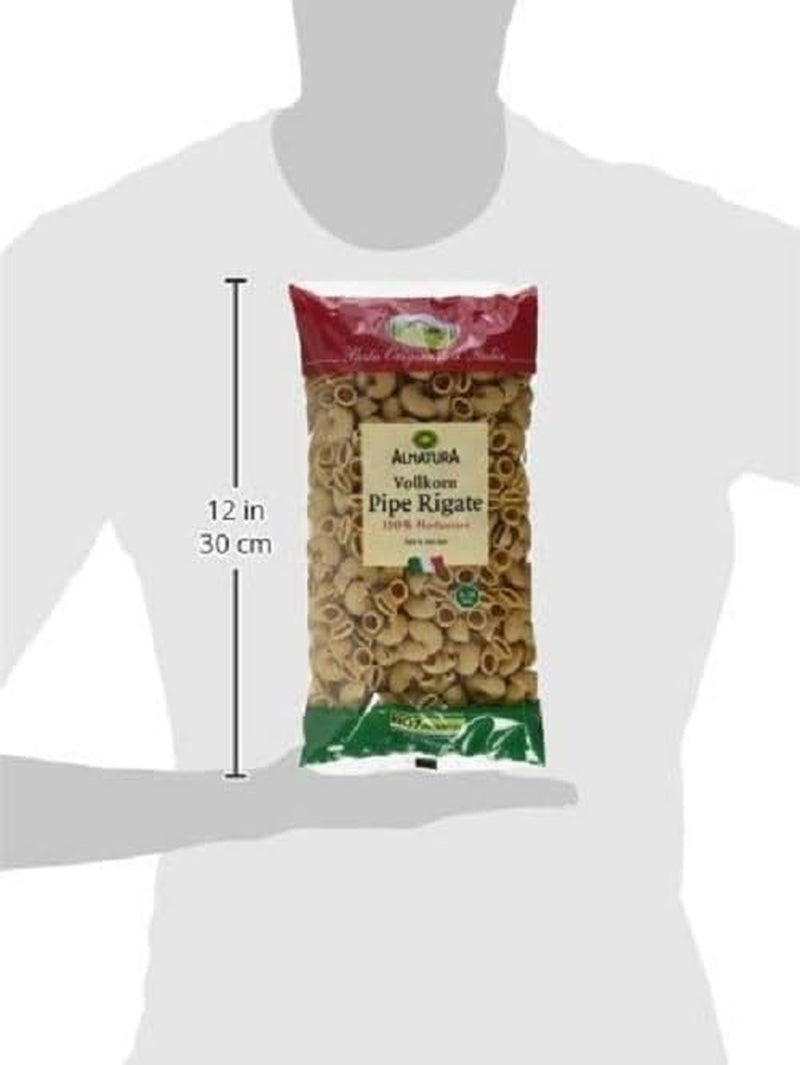 Pipe Rigate pasta integrale biologica, vegana, 500 g