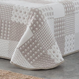 VIALMAN Colcha Bouti Ligera Copriletto Sofia 21, cotone poliestere, beige, Cama 150: 250 X 270 Cm Letti e coperte Besuche den VIALMAN-Store
